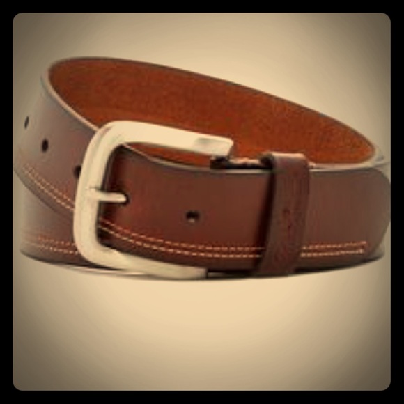 Robert Graham Mens Jorgat Leather Embroidered Casual Belt